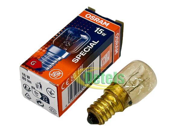 Лампочка Osram E14 300°C 15W для духовки та духової шафи універсальна